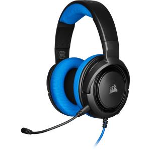 CA-9011196-EU CORSAIR Corsair HS35 Headset Wired Head-band Gaming Black, Blue                                                                                               