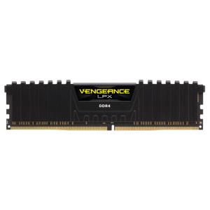 EU Product - DDR4   8GB PC 3000 CL16 CORSAIR VENGEANCE LPX Black retail thumbnail