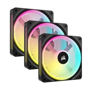 QX120 RGB 120MM FAN BLK 3PK thumbnail