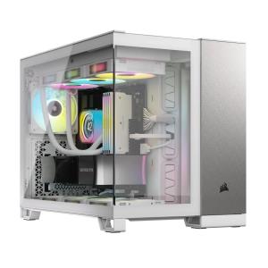 2500X MICRO ATX CASE WHT/GREY thumbnail