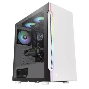 CA-1M3-00M6WN-00 THERMALTAKE Thermaltake H200 TG Snow RGB Midi Tower White                                                                                                         