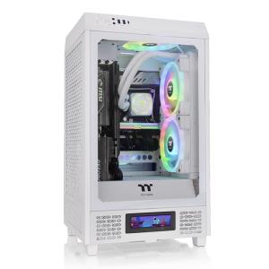 CA-1X9-00S6WN-00 THERMALTAKE The Tower 200 Mini Chassis - White