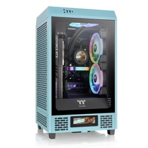 CA-1X9-00SBWN-00 THERMALTAKE Thermaltake The Tower 200 tuerkis Tempered Glas                                                                                                       