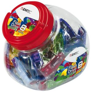 EU Product - USB2.0 C410 8GB Candy Jar 80 pces thumbnail