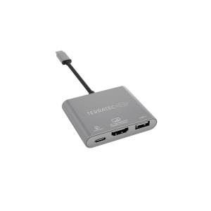 251736 TERRATEC Adapter Connect C3 USB-C -> USB-C PD/HDMI/USB3.0