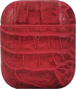 EU Product - AirPods Case AirBox Crocodile Pattern Red thumbnail