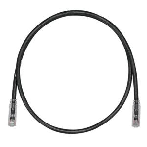 Panduit 25ft Cat6e networking cable Black 7.62 m U/UTP (UTP)