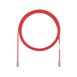 PANDUIT CORP 6FT SMALL DIAMETER 28AWG UTP CORD RED