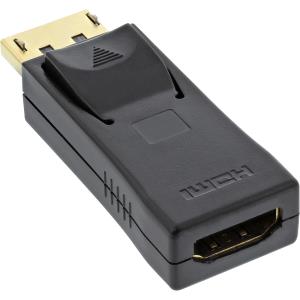 EU Product - - DisplayPort Adapter, DisplayPort Stecker auf HDMI Buchse, 4K2K, mit Audio, schwarz thumbnail