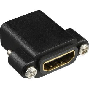 EU Product - - HDMI Adapter zum Einbau mit Gewinde, HDMI A Buchse/Buchse, vergoldete Kontakte thumbnail