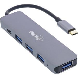 33271L INLINE INC USB 3.2 USB-C Multi Hub (4x USB-A 5Gb/s + USB-C (Data/PD 87W)