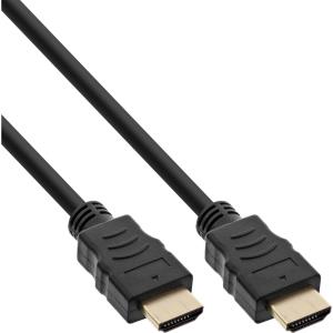 EU Product - - HDMI Kabel, HDMI-High Speed mit Ethernet, Stecker / Stecker, schwarz / gold, 5m thumbnail