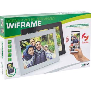 55821S INLINE INC digitaler WIFI-Bilderrahmen WiFRAME - 10,1