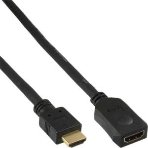 EU Product - - HDMI Verl�ngerung, HDMI-High Speed, Stecker / Buchse, schwarz, vergoldete Kontakte, 7,5m thumbnail
