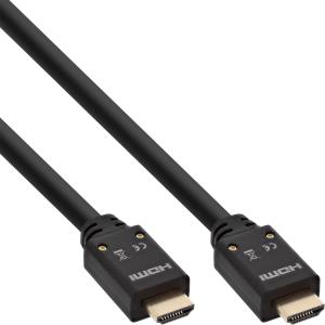 EU Product - - HDMI Aktiv-Kabel, HDMI-High Speed mit Ethernet, 4K2K, Stecker / Stecker, schwarz / gold, 10m thumbnail
