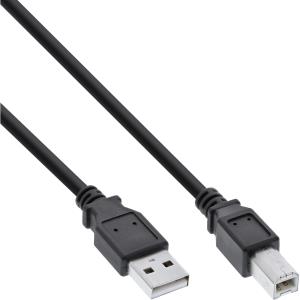 34550X INLINE INC USB 2.0 Kabel - A an B - schwarz - 0,5m