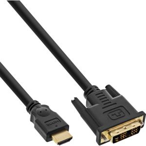 EU Product - - HDMI-DVI Kabel, vergoldete Kontakte, HDMI Stecker auf DVI 18+1 Stecker, 10m thumbnail