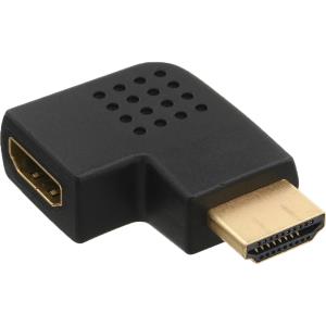 EU Product - - HDMI Adapter, Stecker / Buchse, seitlich links gewinkelt, vergoldete Kontakte, 4K2K kompatibel thumbnail
