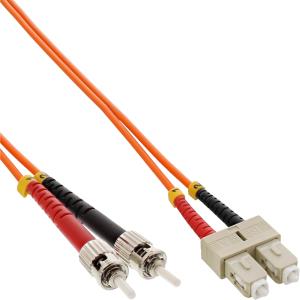 82504 INLINE INC LWL Duplex Kabel - SC/ST - 50/125m - OM2 - 0,5m