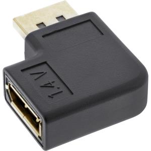 EU Product - - DisplayPort Adapter, DisplayPort Stecker / Buchse links gewinkelt thumbnail