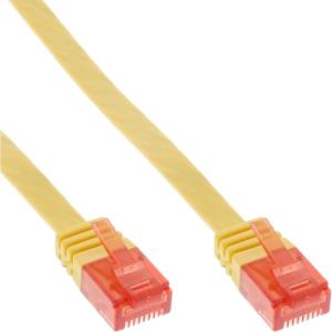 EU Product - - Patchkabel flach, U/UTP, Cat.6, gelb, 10m thumbnail