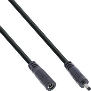 26955I INLINE INC InLine DC extension cable, DC male/female 3.5x1.35mm, AWG 18, black 0.5m                            