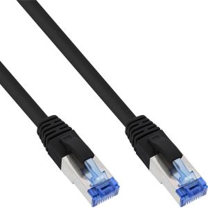 EU Product - - Patchkabel, S/FTP (PiMf), Cat.6A, 500MHz, halogenfrei, Kupfer, schwarz, 1,5m thumbnail