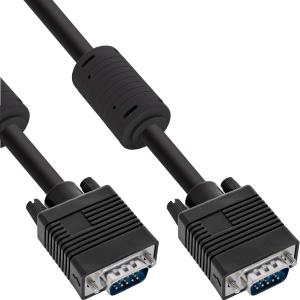 EU Product - - S-VGA Kabel, 15pol HD Stecker / Stecker, schwarz, 0,3m thumbnail