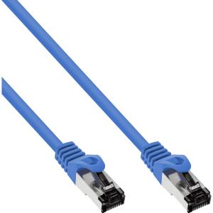 EU Product - - Patchkabel, S/FTP (PiMf), Cat.8.1, 2000MHz, halogenfrei, Kupfer, blau, 15m thumbnail