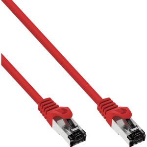 78800R INLINE INC - Patchkabel, S/FTP (PiMf), Cat.8.1, 2000MHz, halogenfrei, Kupfer, rot, 10m