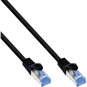 74820S INLINE INC - Patchkabel, Cat.6A, S/FTP, TPE flexibel, schwarz, 20m