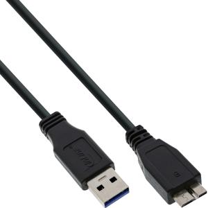 EU Product - - USB 3.0 Kabel, A an Micro B, schwarz, 5m thumbnail