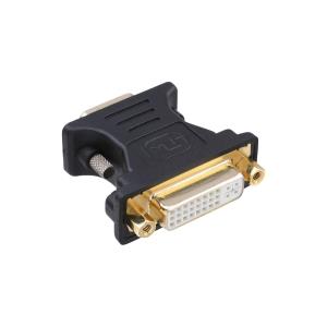 EU Product - - DVI-A Adapter, Analog 24+5 Buchse auf 15pol HD Stecker (VGA), vergoldet thumbnail