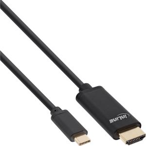 EU Product - - USB Display Kabel, USB Typ-C Stecker zu HDMI Stecker (DP Alt Mode), 4K2K, schwarz, 1m thumbnail