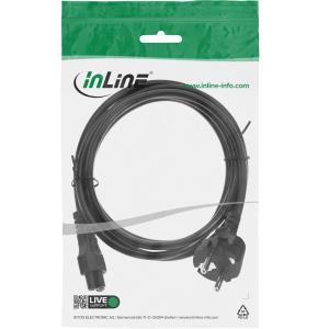 EU Product - - Netzkabel f�r Notebook, 3pol Kupplung, schwarz, 2m thumbnail