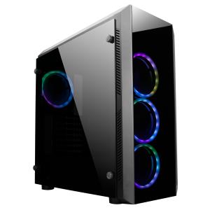 EU Product - Chieftec Case Scorpion Ii Gl-02b-op ATX Black Glass USB3.1/0
