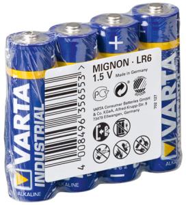 EU Product - Batterie INDUSTRIAL PRO Mignon AA  LR6  (4x in Folie)