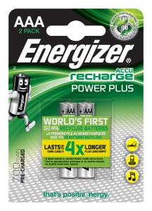 E300626500 ENERGIZER Battery Hr06 Rechargeable Aaa Micro 700mah 2st