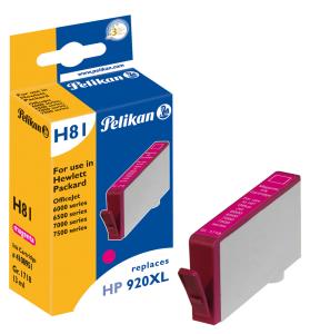 4108951 PELIKAN Pelikan 4108951/H81 Ink cartridge magenta, 847 pages ISO/IEC 24711 13ml (replaces HP 920XL) for HP O                                                  