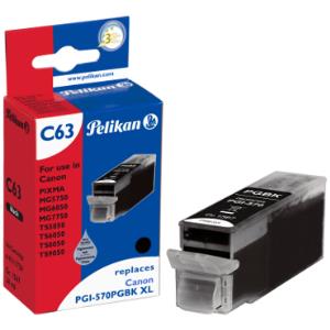 4111739 PELIKAN C63 - 24 ml - Schwarz - kompatibel - Tintenpatrone (Alternative zu: Canon PGI...