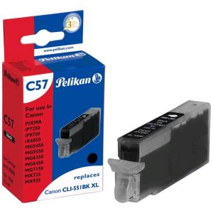 CANCLI551BKXLPEL PELIKAN Ink Compat For Canon CLI-551XL Black