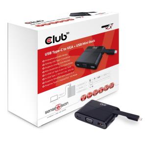 EU Product - SenseVision Adapter USB 3.0 C> VGA+ 3.0 A+ - Adapter - Digital thumbnail