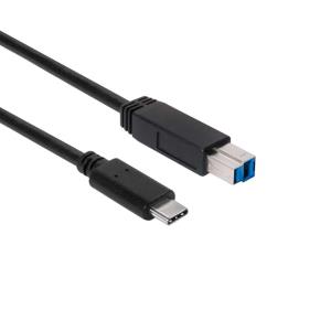 CAC-1524 CLUB3D USB 3.1 Gen2 Type-C to Type-B Cable Male/Male - 1 M./ 3.3 Ft. - 1 m - USB 3.1 Gen2 Type C - USB B - Black
