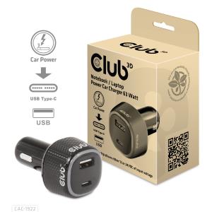 EU Product - USB KFZ-Ladegert 1xUSB C A 63W 12/24V retail - Cable - Digital thumbnail