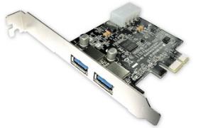 USB-2PCI-3.0 DYNAMODE 2-Port SuperSpeed USB3.0 PCIe (Express) Card - Low Profile