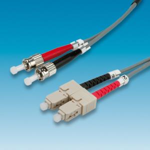 | Fibre Optic Jumper Cable 50/125?m ST/SC | OM2 | Grey | 3 m - 21.15.9803 thumbnail
