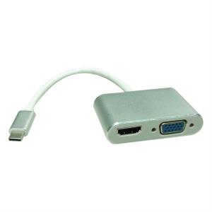 EU Product - ROLINE 12033215 USB graphics adapter Silver