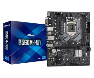 90-MXBF50-A0UAYZ ASROCK Motherboard B560m-hdv LGA1200 Intel B560 4 X Ddr4   USB 3.2 SATA 3 7.1ch Hd Audio MATX