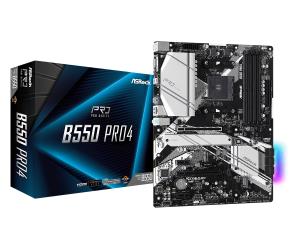 B550 PRO4 ASROCK B550 Pro4 - AMD - Socket AM4 - AMD Ryzen 3000 Series - Socket AM4 - DDR4-SDRAM - 128 GB