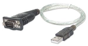 205146 INTELLINET/MANHATTAN USB-A TO SERIAL CABLE 45CM-